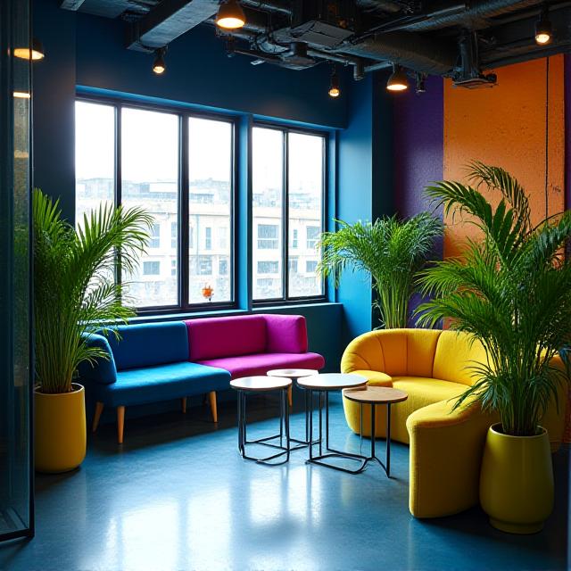Vibrant and collaborative workspace environment in Dublin